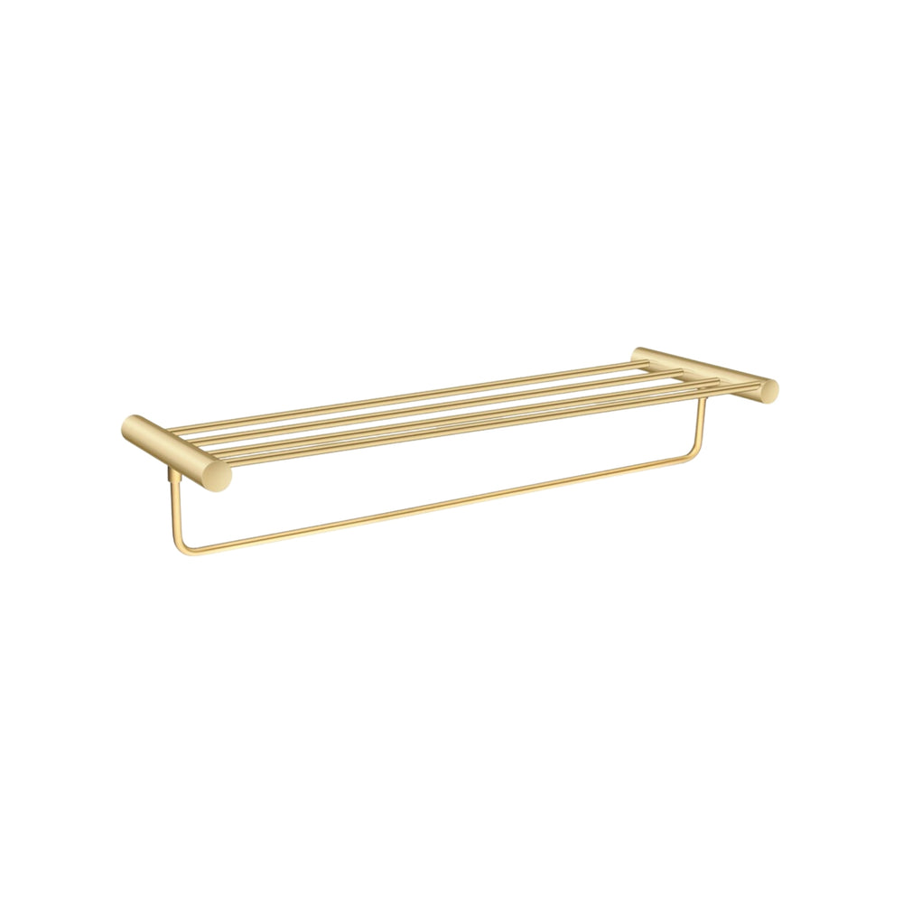 NORICO SHOWER SHELF 600MM BRUSHED BRASS