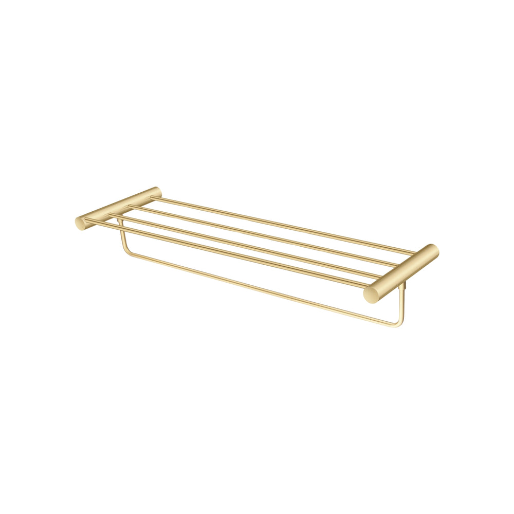 NORICO SHOWER SHELF 600MM BRUSHED BRASS