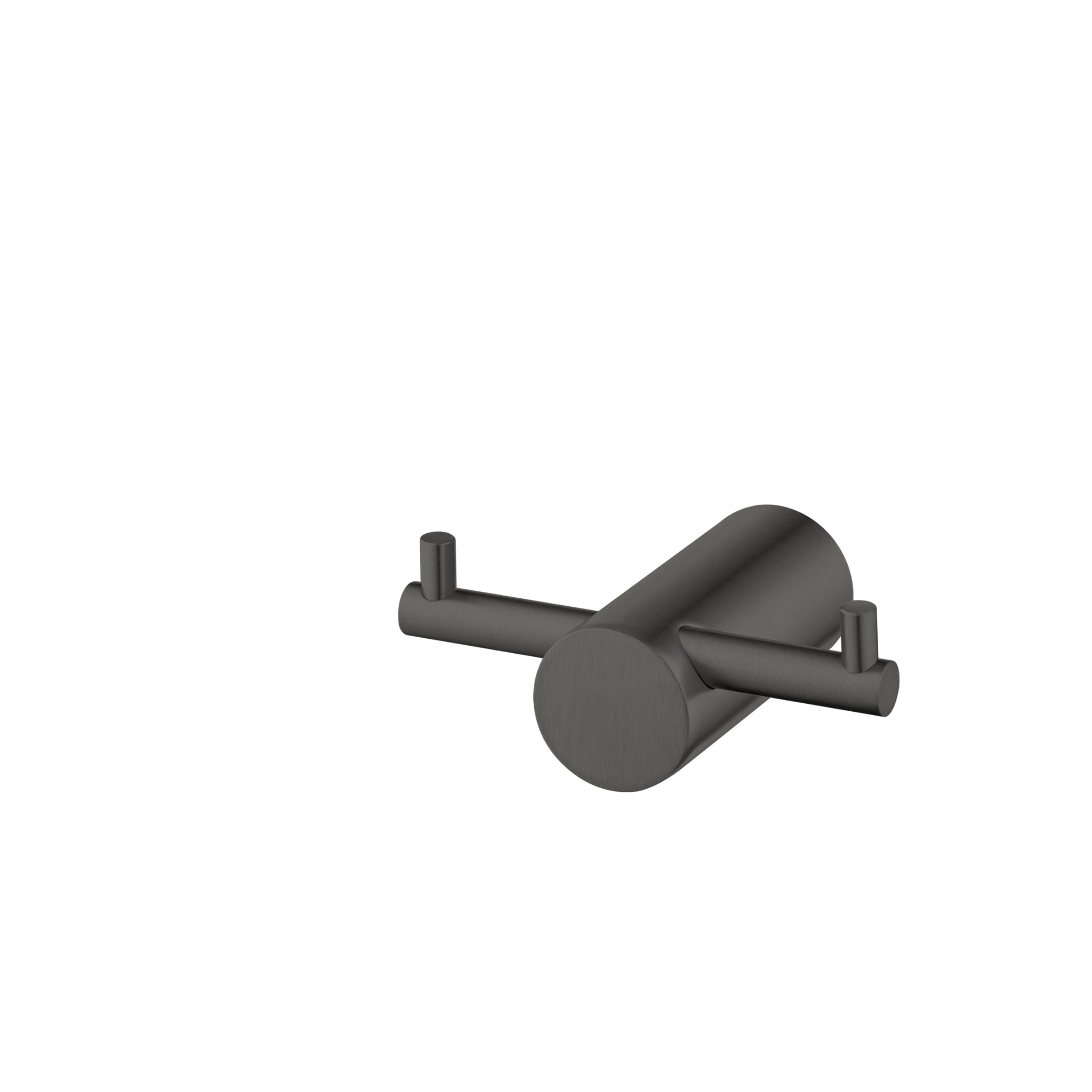 AQUAPERLA DOUBLE ROBE HOOK GUN METAL