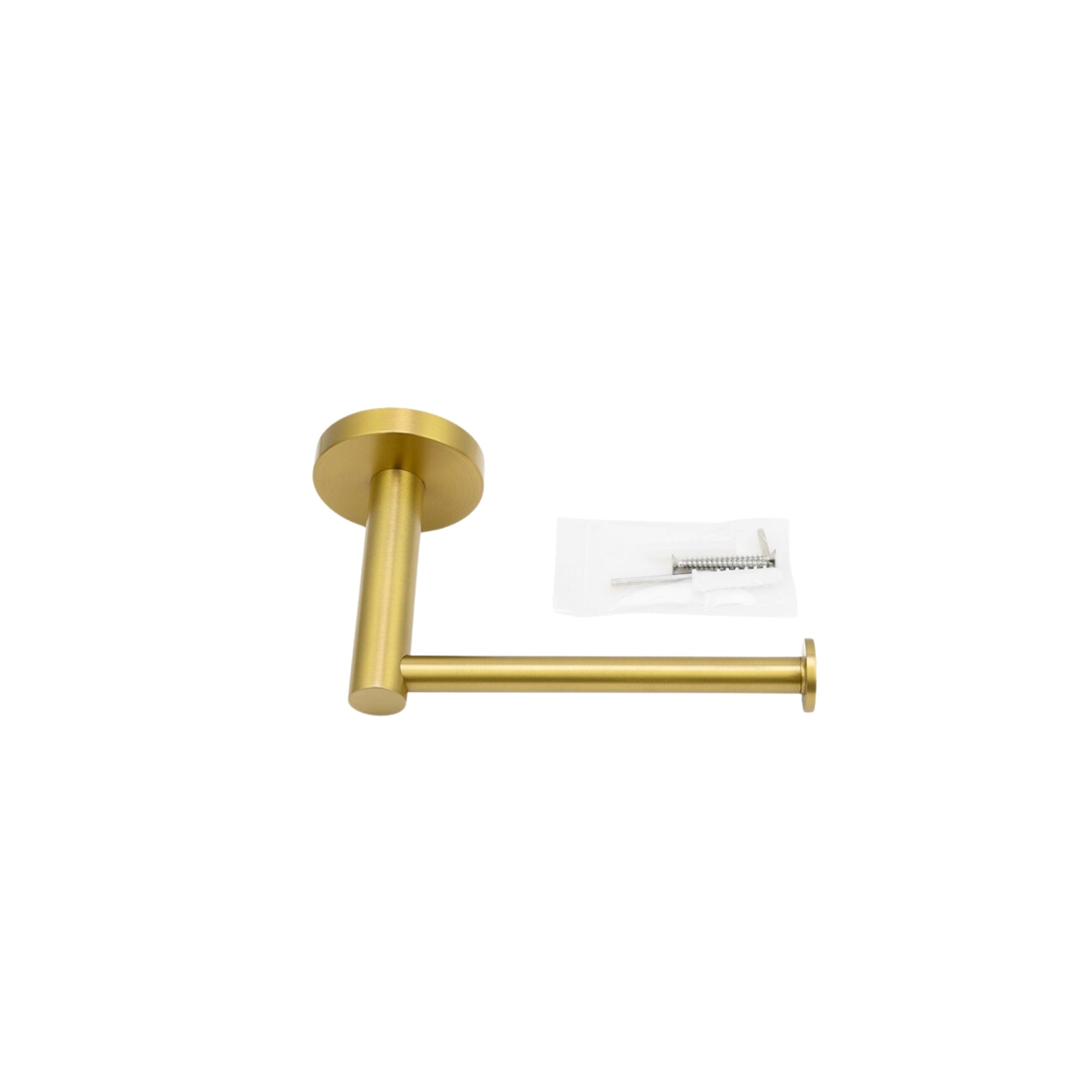 AQUAPERLA LUCID PIN TOILET PAPER HOLDER 167MM BRUSHED BRASS