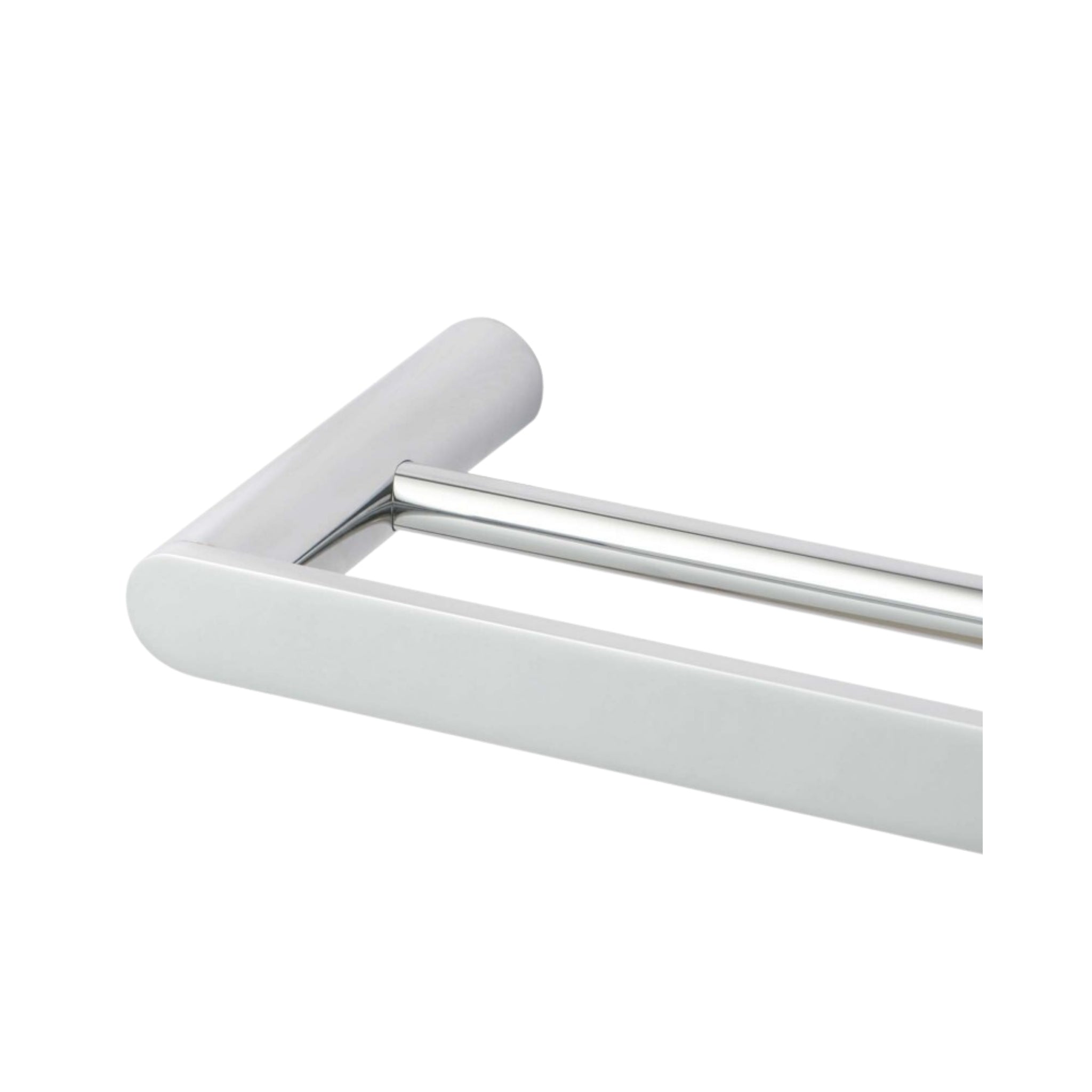 AQUAPERLA RUSHY DOUBLE TOWEL RAIL CHROME (AVAILABLE IN 600MM AND 800MM)