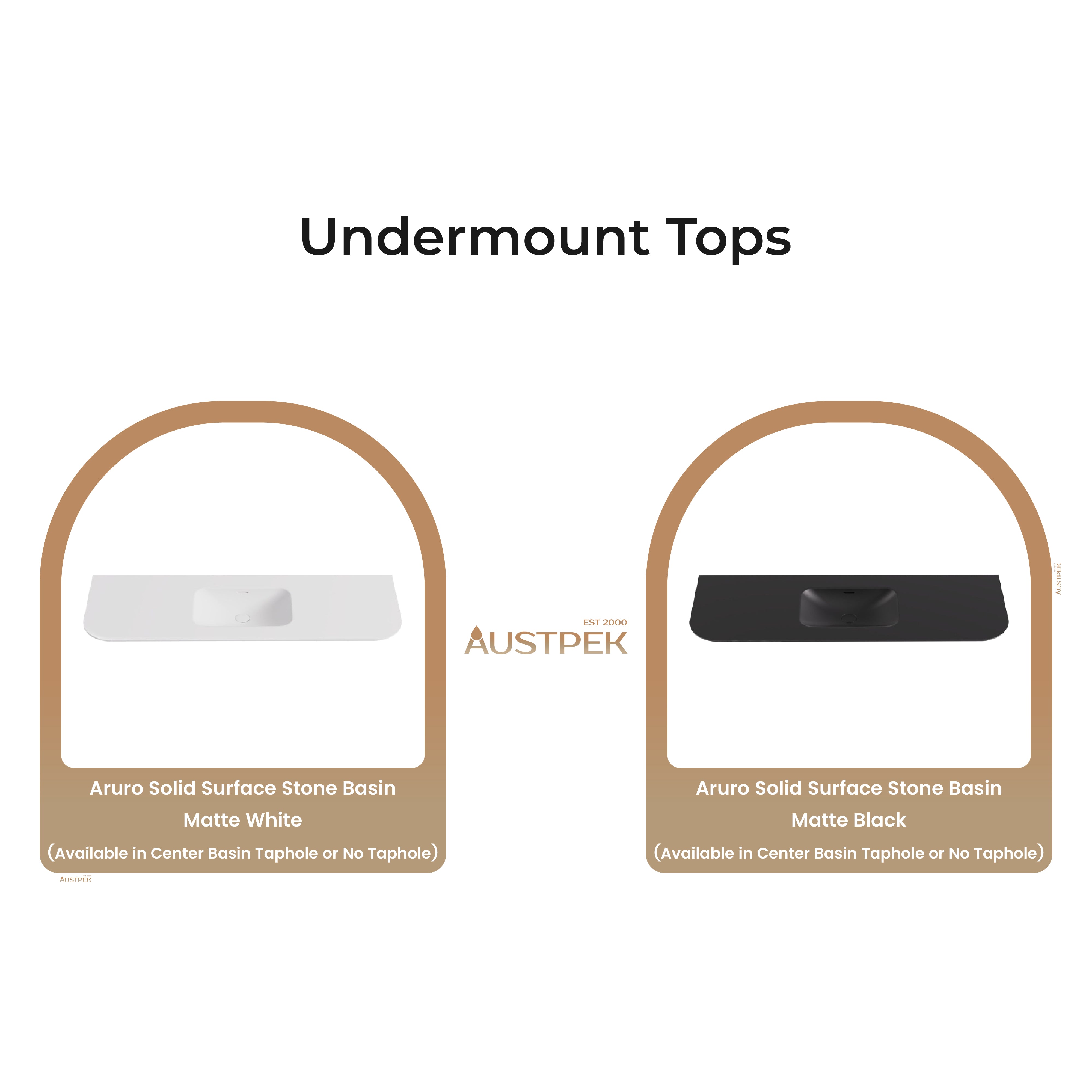 LUKKA ESTELLA MATTE WHITE 1500MM CURVE SINGLE BOWL WALL HUNG VANITY