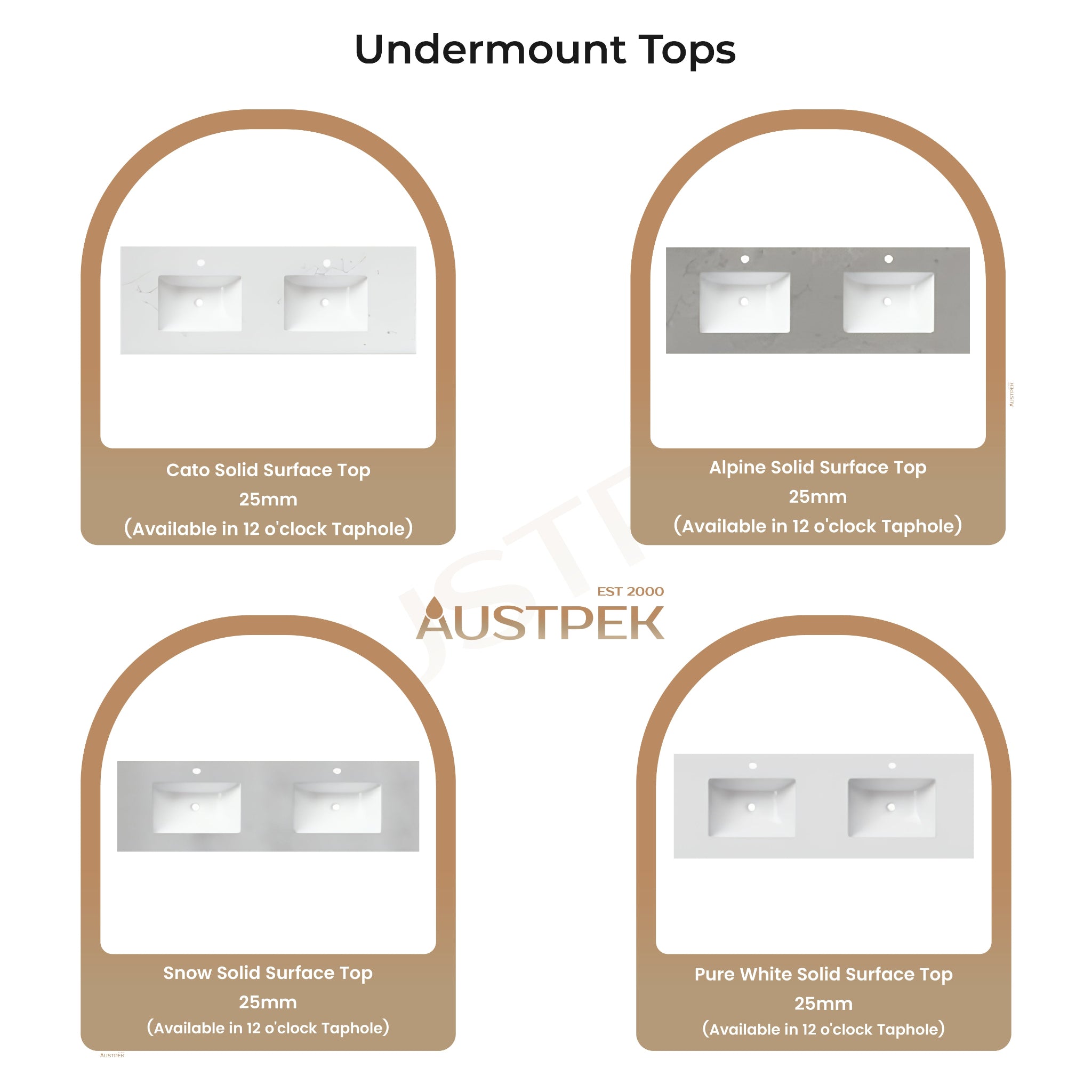 AULIC MAX WHITE OAK 1800MM DOUBLE BOWL FLOOR STANDING VANITY