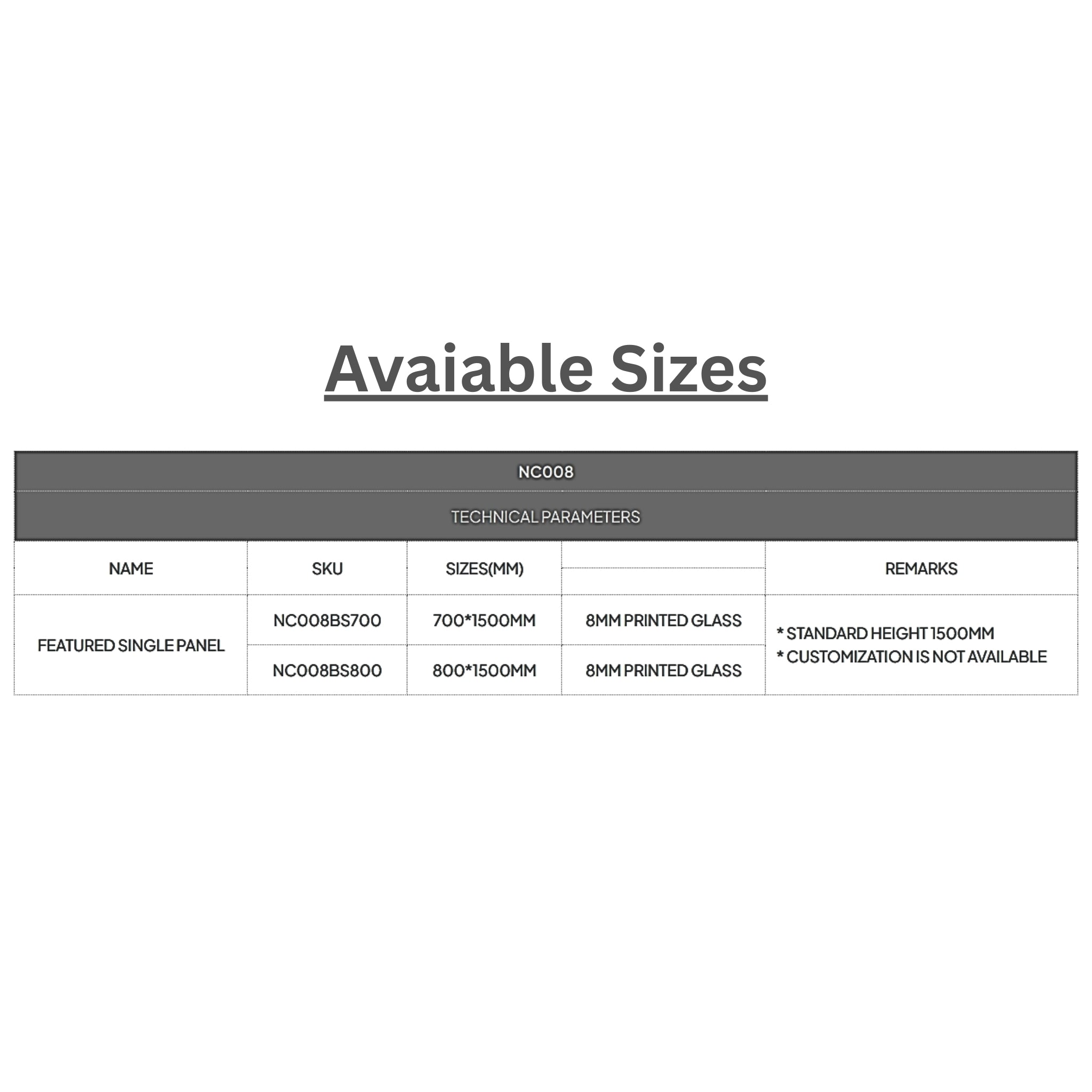 COVEY FRAMED FIXED BATH SCREEN MATTE BLACK