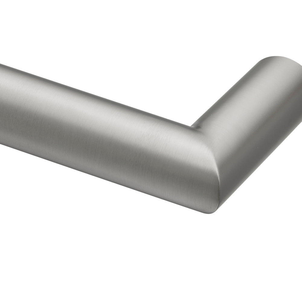 COLDBUSTER HORIZONTAL ROUND HEATED SINGLE TOWEL RAIL BRUSHED NICKEL (AVAILABLE IN 450MM, 632MM AND 832MM)