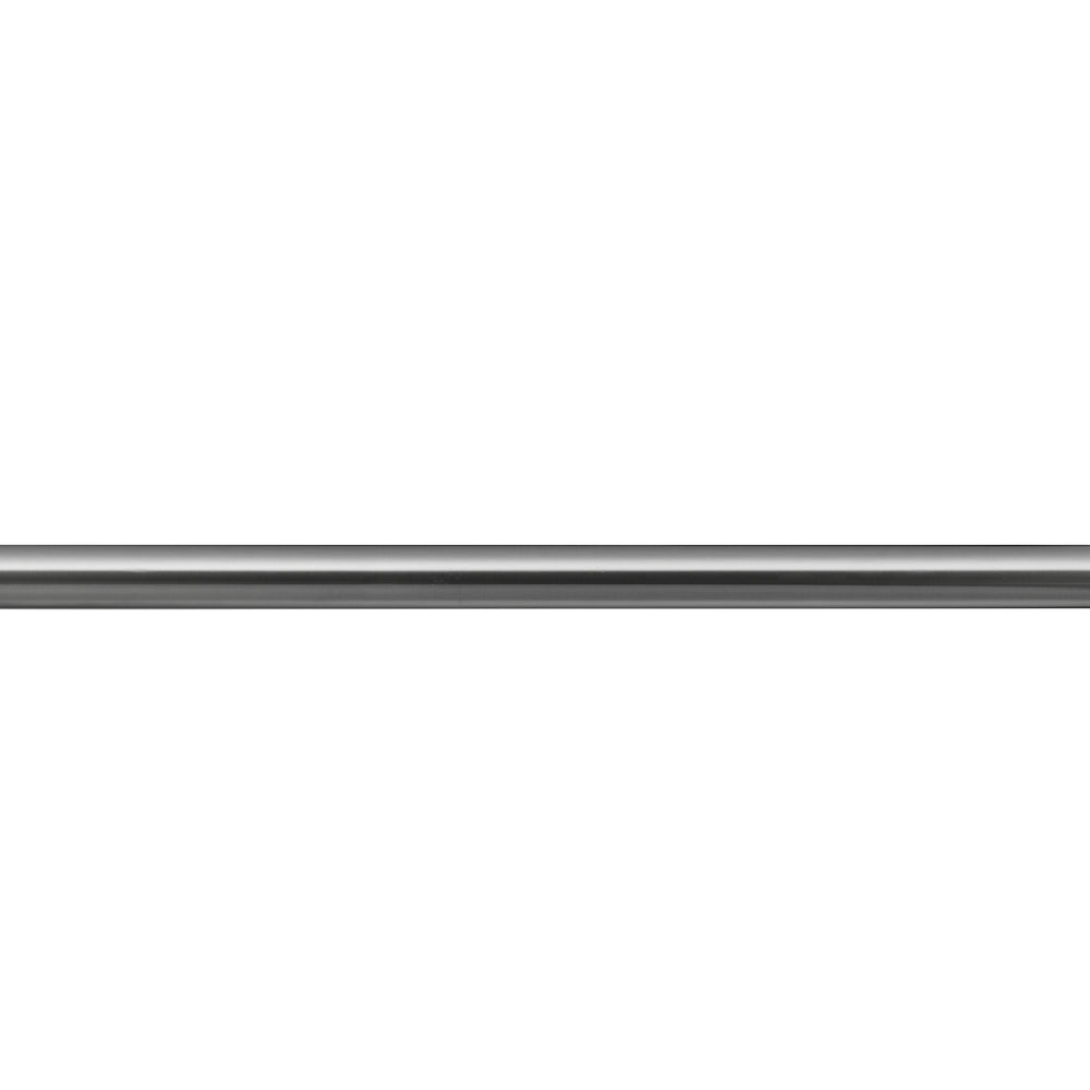 COLDBUSTER HORIZONTAL ROUND HEATED SINGLE TOWEL RAIL BRUSHED GUN METAL (AVAILABLE IN 450MM, 632MM AND 832MM)