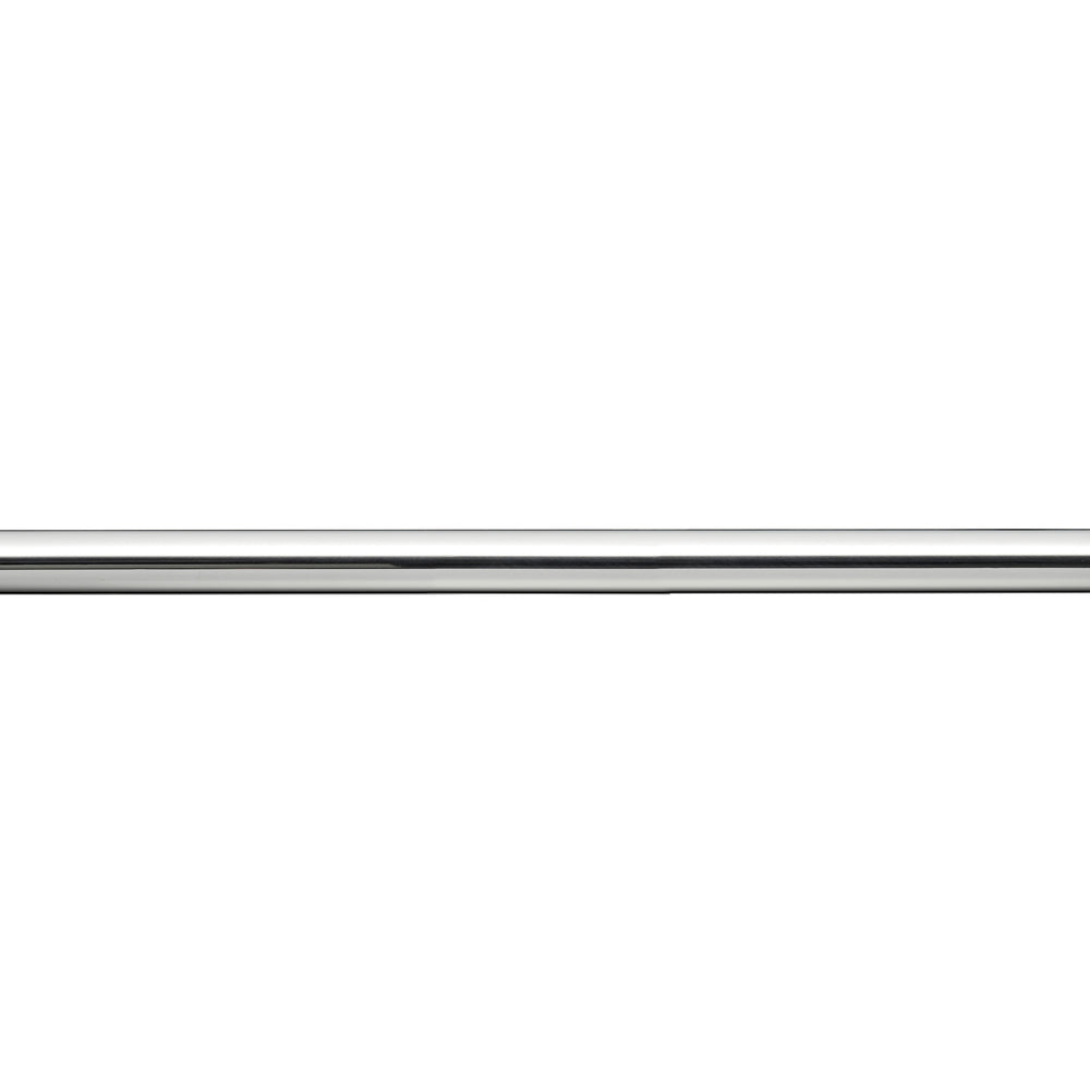 COLDBUSTER HORIZONTAL ROUND HEATED SINGLE TOWEL RAIL POLISHED STAINLESS STEEL (AVAILABLE IN 450MM, 632MM AND 832MM)