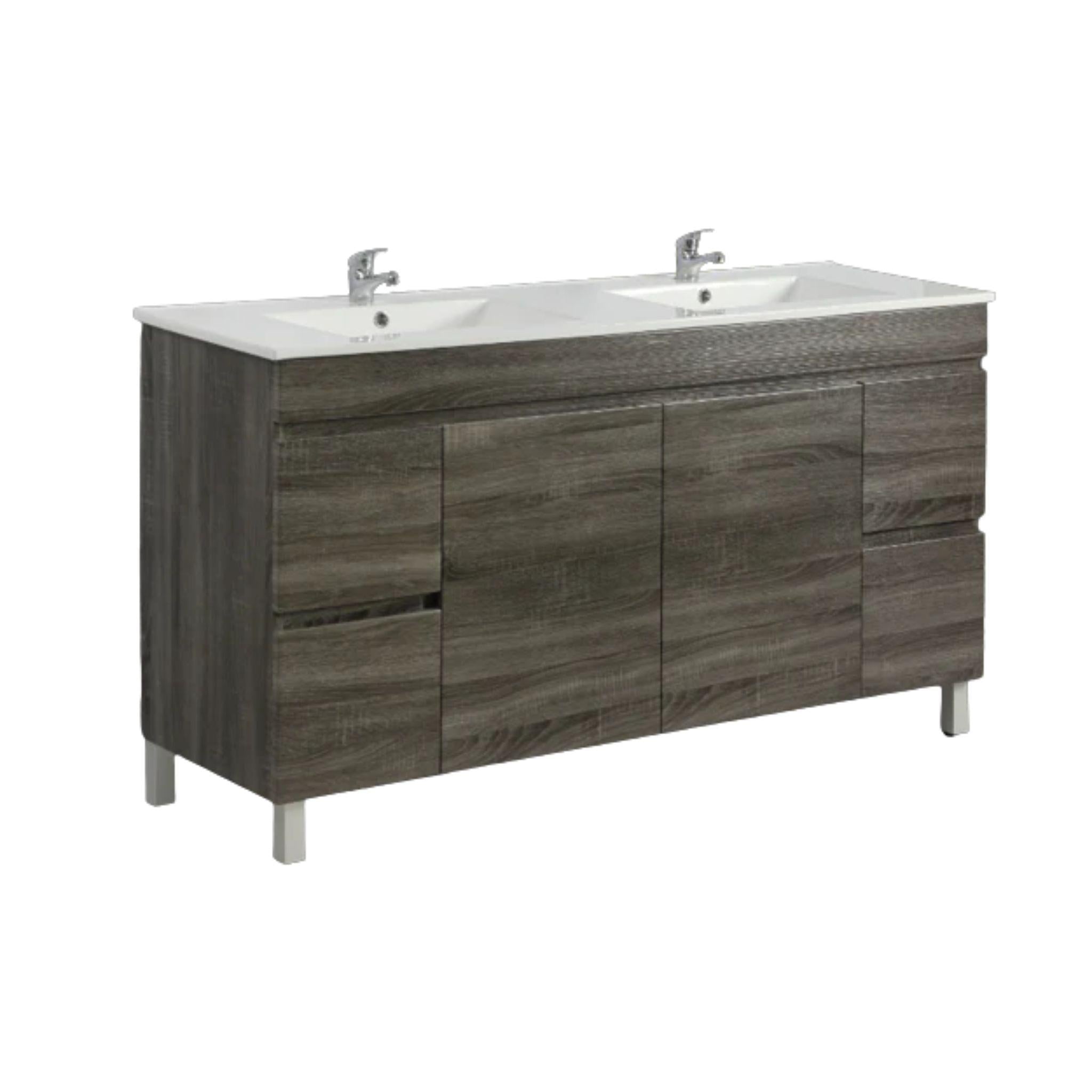 POSEIDON BERGE DARK GREY 1500MM FLOOR STANDING VANITY