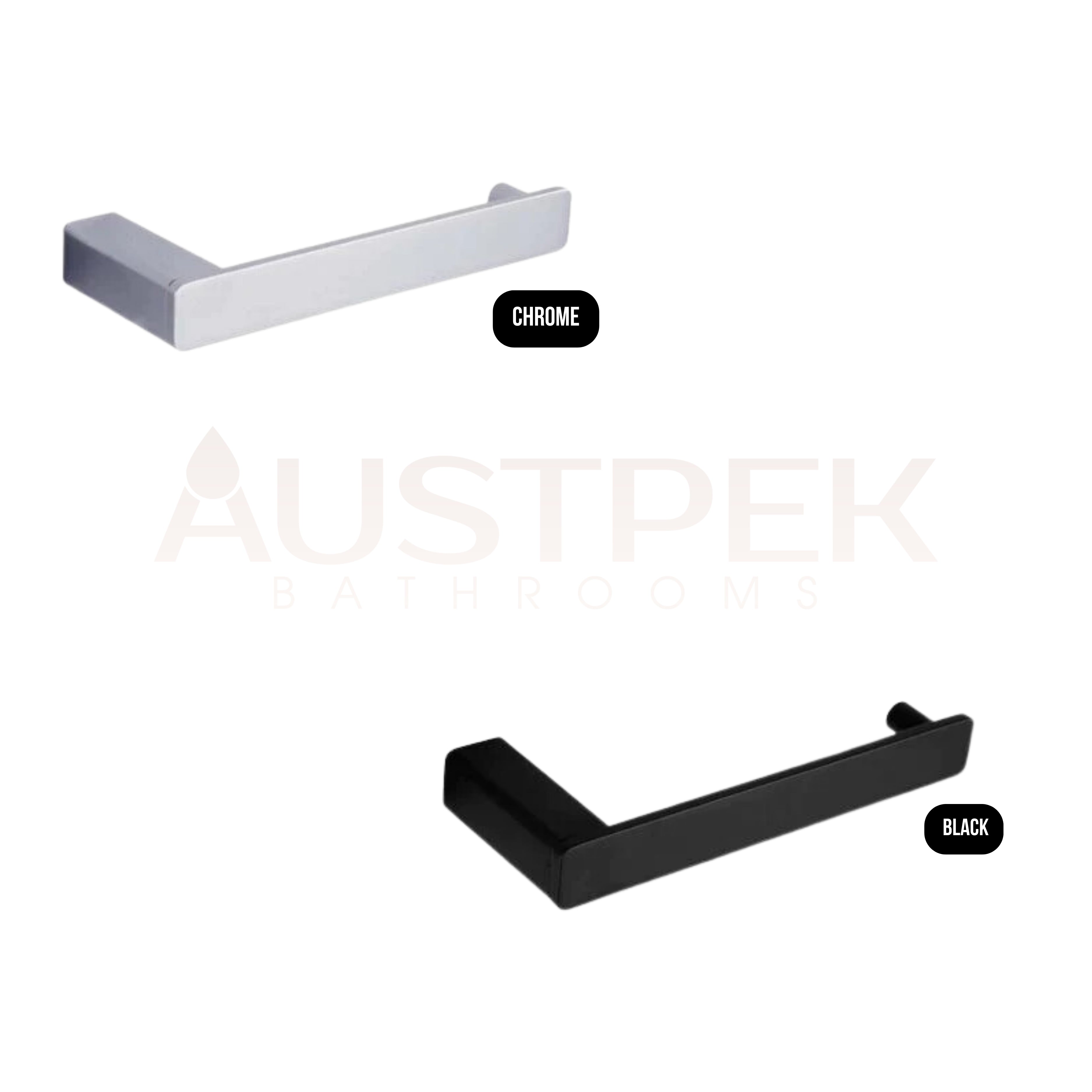 HELLYCAR ELEGANT TOILET ROLL HOLDER BLACK