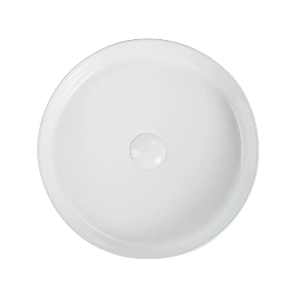 BELLA VISTA AIMEE ABOVE COUNTER BASIN WHITE 410MM