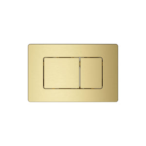 BELBAGNO STAINLESS STEEL IN WALL RECTANGULAR BUTTON FLUSH PLATES 256MM BRUSHED GOLD