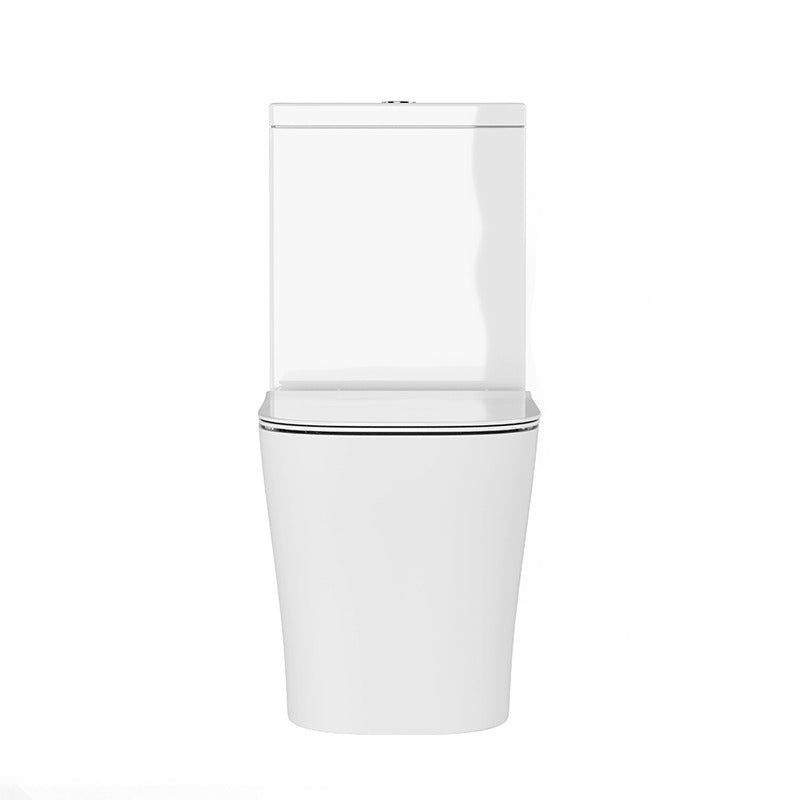 BEL BAGNO MODENA RIMLESS BACK TO WALL TOILET SUITE GLOSS WHITE