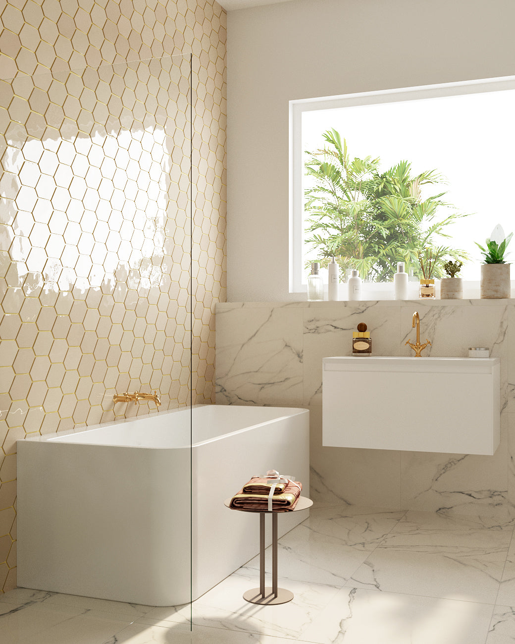 BELBAGNO ALTO FREESTANDING BATHTUB SEMI GLOSS WHITE (AVAILABLE IN 1500MM AND 1700MM)