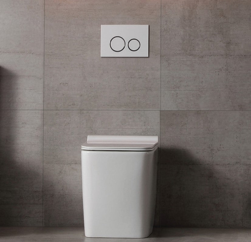BELBAGNO ARDENTE-R SERIES WALL FACED PAN GLOSS WHITE