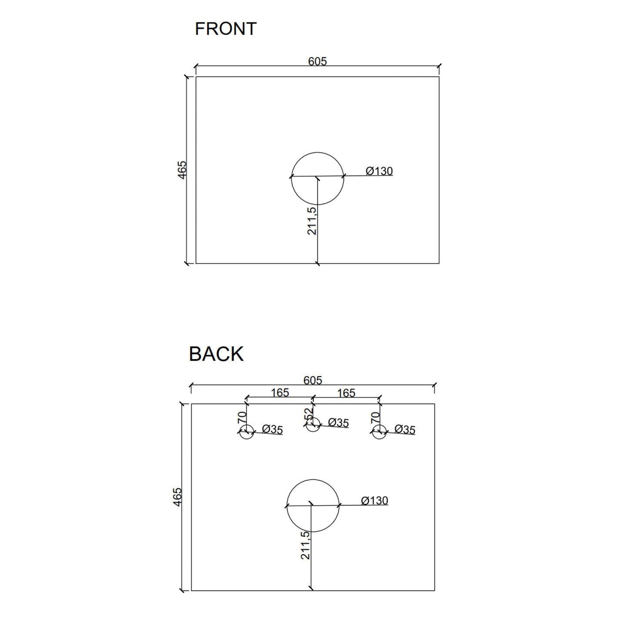 MERCIO BELLA NOTAIO WALNUT 600MM SINGLE BOWL FLOOR STANDING VANITY