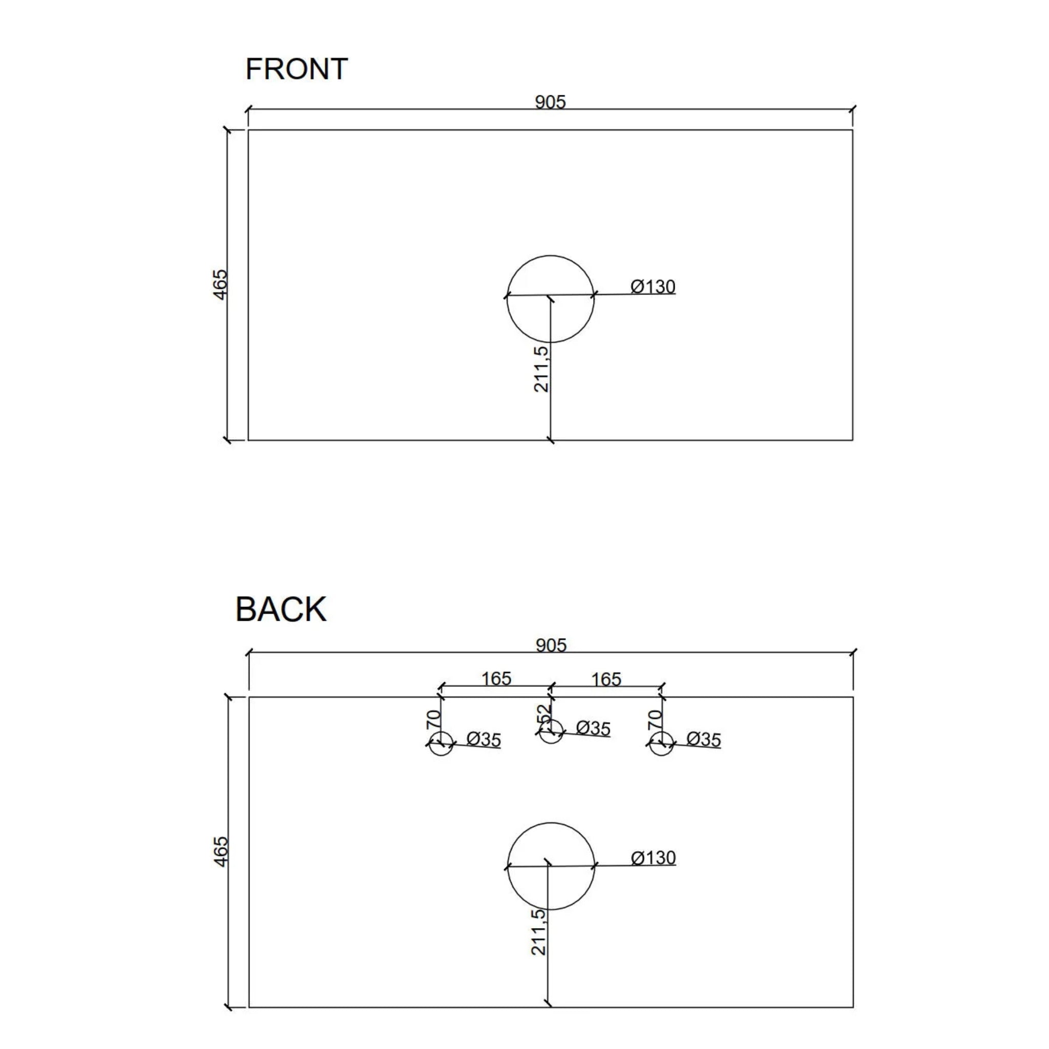 MERCIO BELLA NOTAIO WALNUT 900MM SINGLE BOWL FLOOR STANDING VANITY
