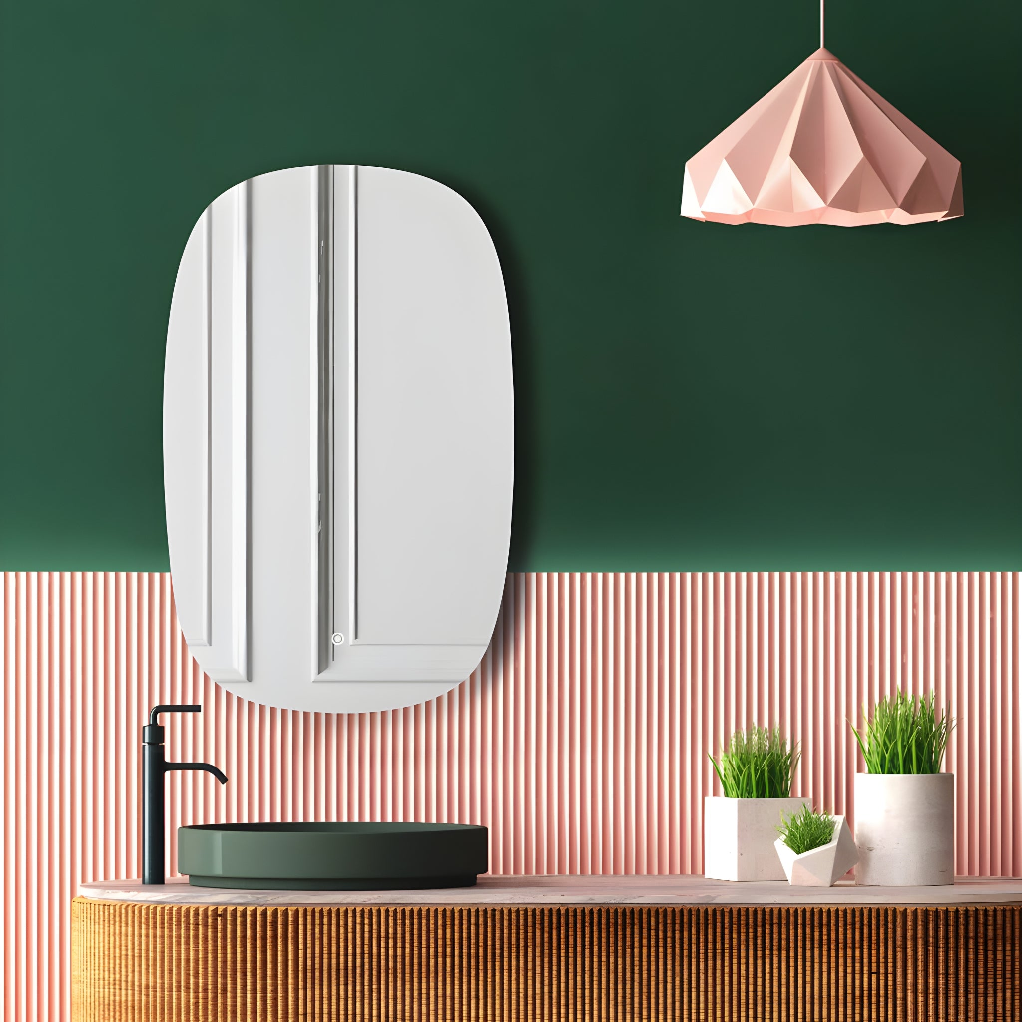 BELBAGNO Q-LINE FRAMELESS LED MIRROR 580X900MM