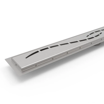 BELLA VISTA ZENON RS-PATTERN SHOWER GRATE STAINLESS STEEL (AVAILABLE IN MULTIPLE SIZES)