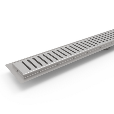 BELLA VISTA ZENON MT-PATTERN SHOWER GRATE STAINLESS STEEL (AVAILABLE IN MULTIPLE SIZES)