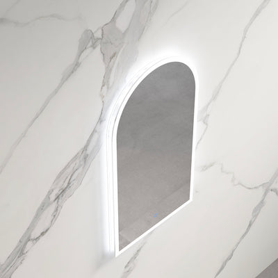 INFINITY BIANCO LED MIRROR 3 COLOUR LIGHTS WITH TOUCH SENSOR SWITCH 500X900MM