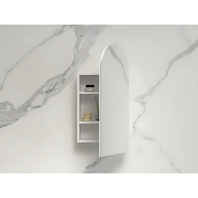 INFINITY BIANCO SEMI MATTE WHITE SHAVING CABINET 550X900MM