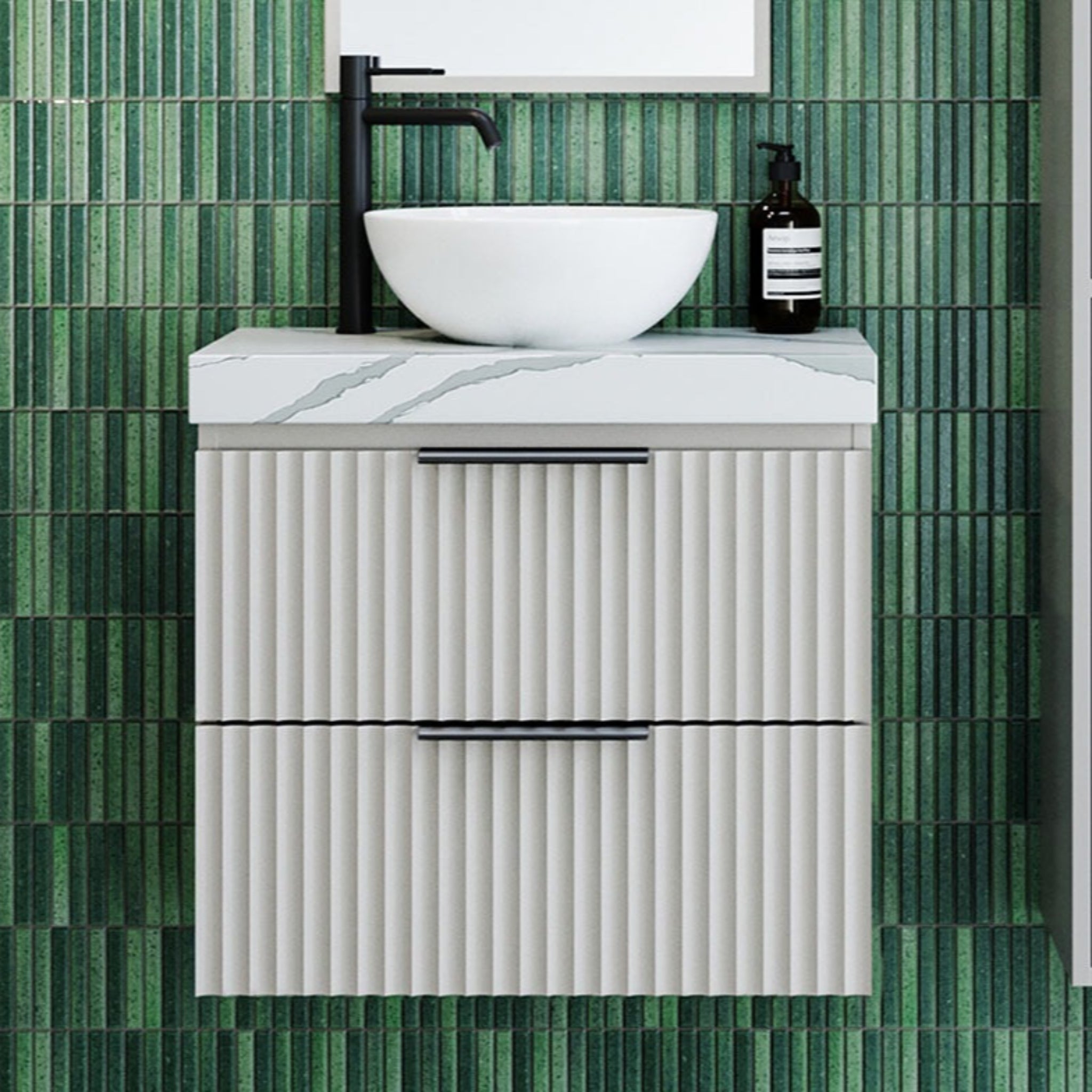 TIMBERLINE BILLIE SPACE SAVING CUSTOM WALL HUNG VANITY (ALL SIZING)