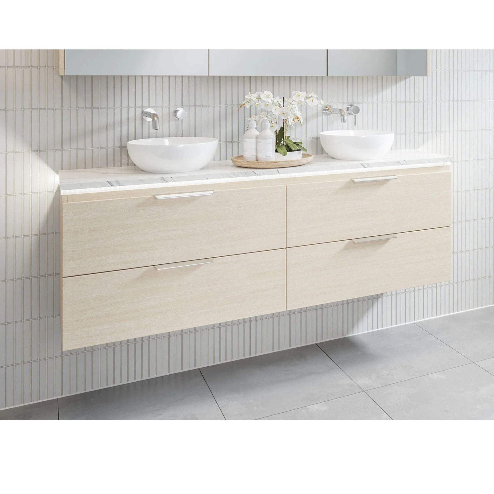 TIMBERLINE BILLIE SPACE SAVING CUSTOM WALL HUNG VANITY (ALL SIZING)