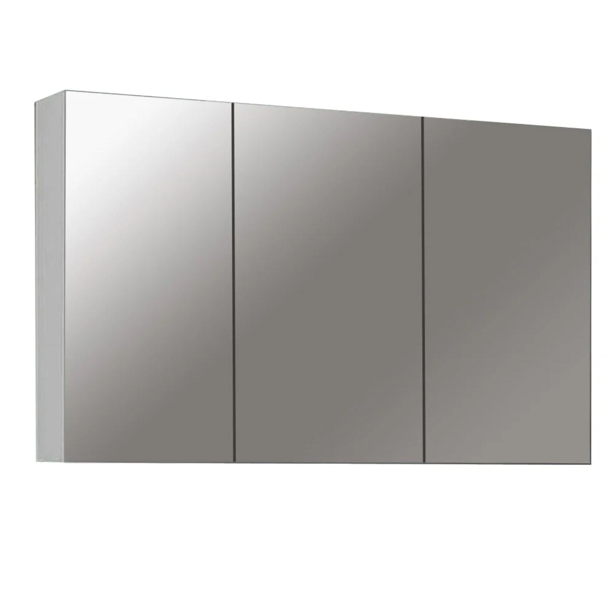 MERCIO BIANCA GLOSS WHITE MDF SHAVING CABINET 1200X720MM