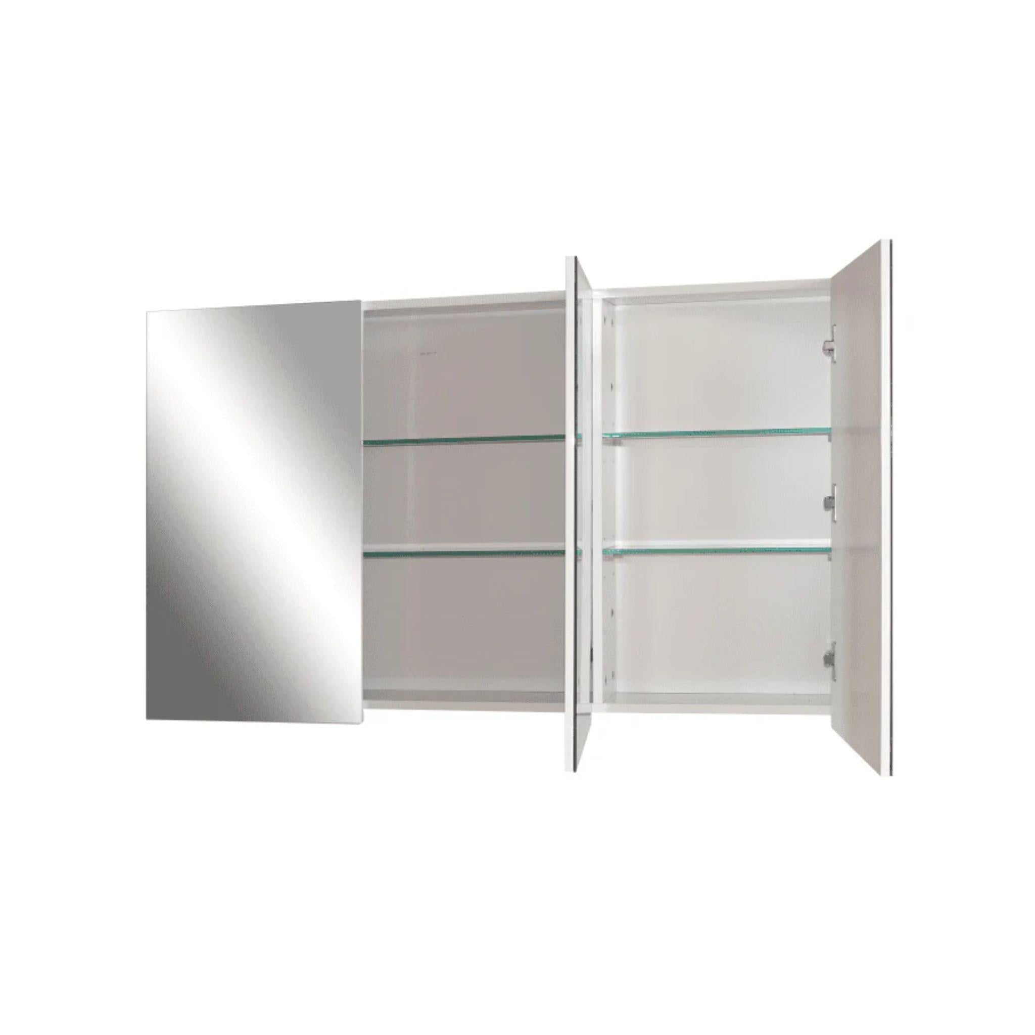 MERCIO BIANCA GLOSS WHITE MDF SHAVING CABINET 1200X720MM