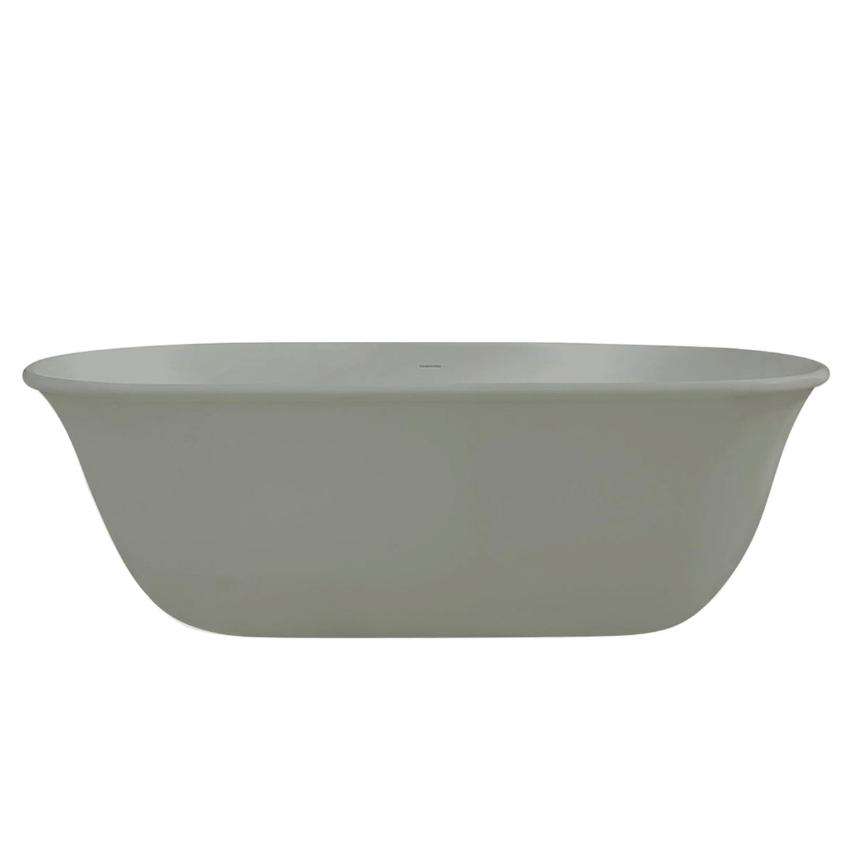 TURNER HASTINGS BLANCHE TITANCAST FREESTANDING NON OVERFLOW BATHTUB INDUSTRIAL GREY 1620MM