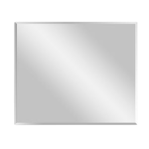 POSEIDON JASPER RECTANGULAR FRAMELESS BEVEL EDGE PLAIN MIRROR 900X750MM