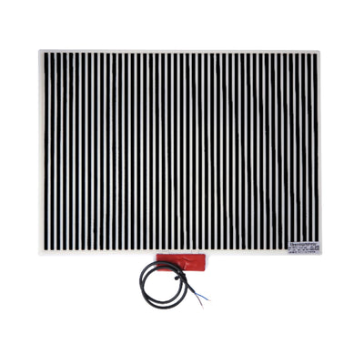 THERMOGROUP ABLAZE ROUND BLACK FRAME MIRROR WITH DEMISTER 600MM