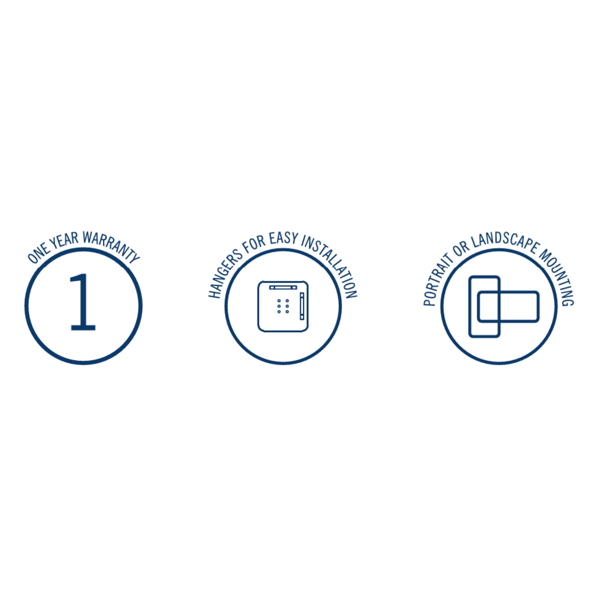 THERMOGROUP ABLAZE SQUARE BLACK FRAME MIRROR 750MM