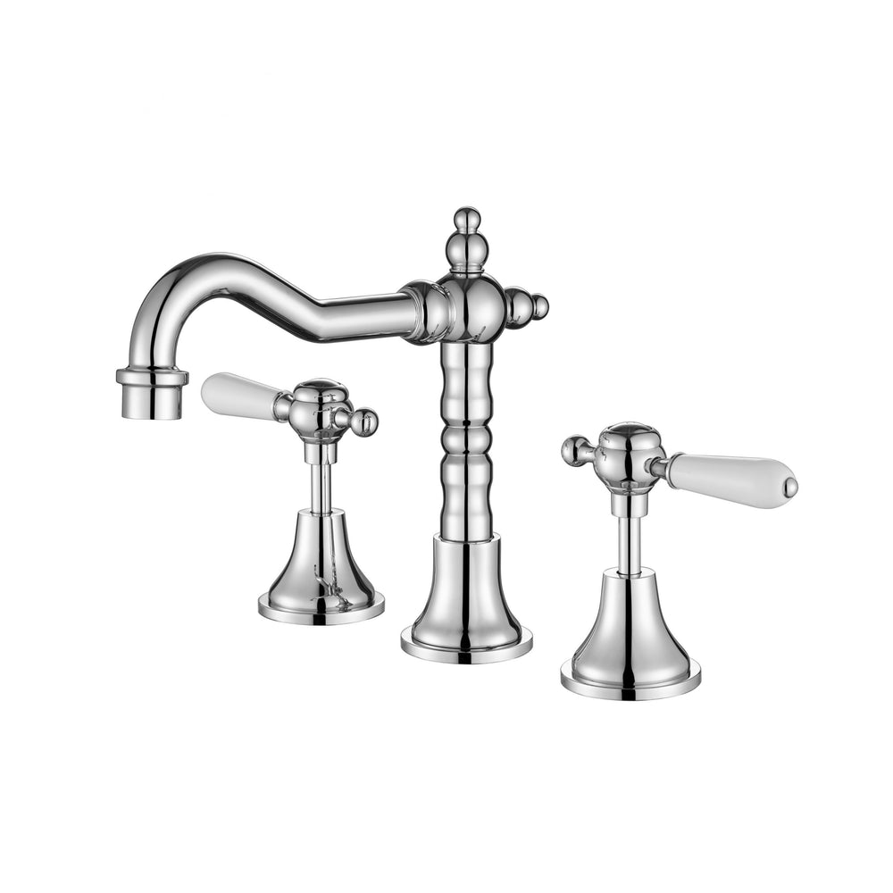 MODERN NATIONAL BORDEAUX THREE PIECE BASIN SET 242MM CHROME