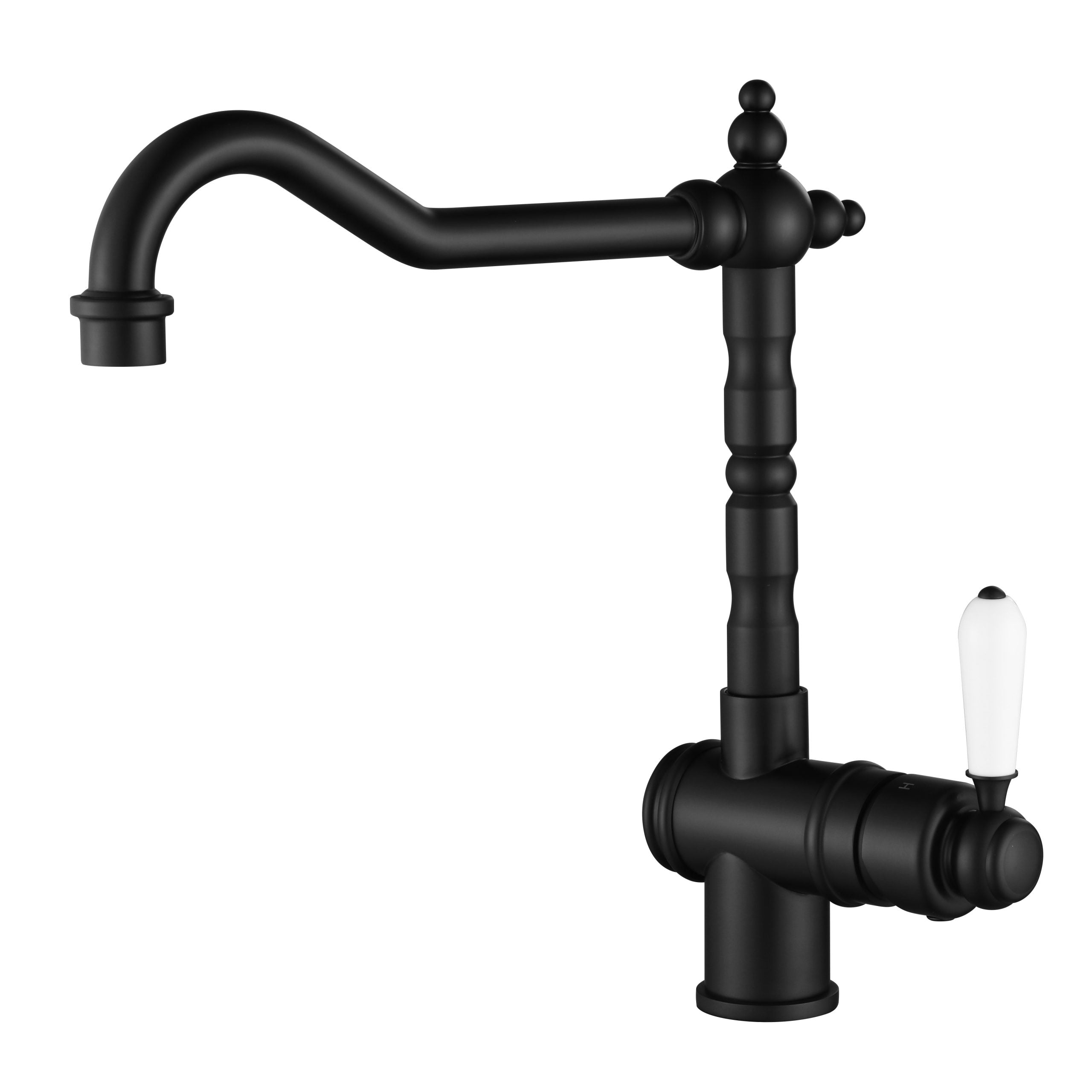 MODERN NATIONAL BORDEAUX KITCHEN MIXER 292MM MATTE BLACK