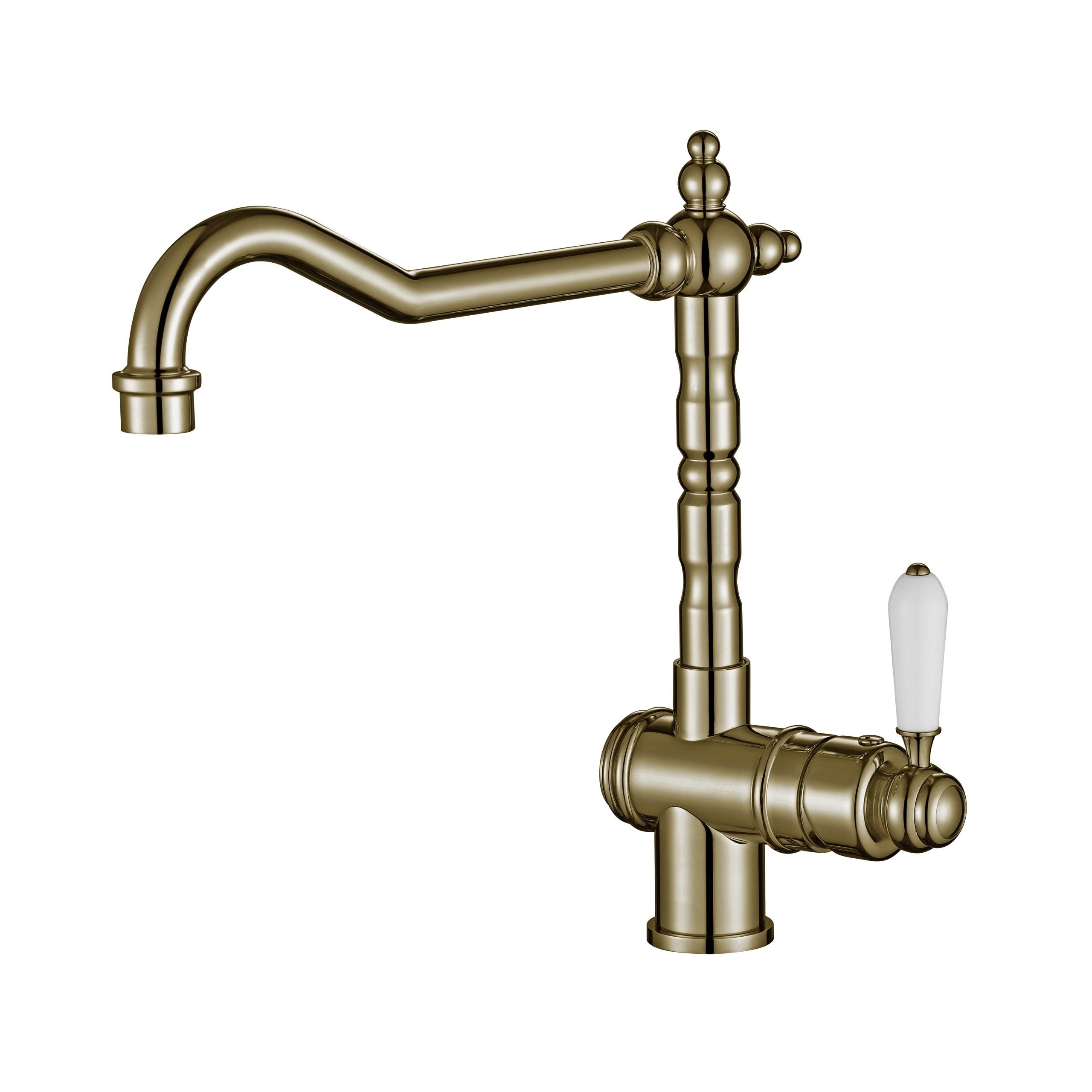 MODERN NATIONAL BORDEAUX KITCHEN MIXER 292MM BRUSHED BRONZE