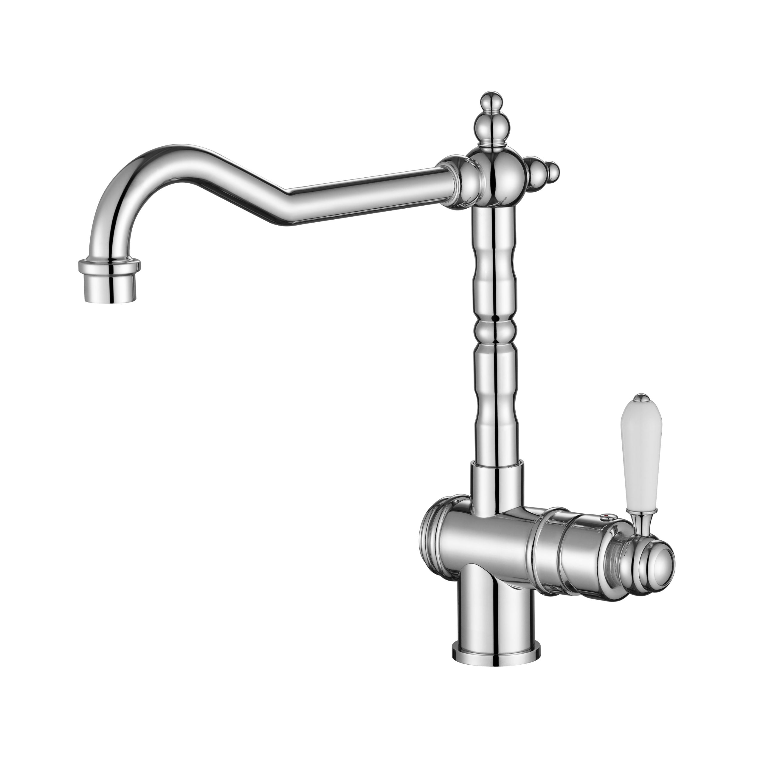 MODERN NATIONAL BORDEAUX KITCHEN MIXER 292MM CHROME