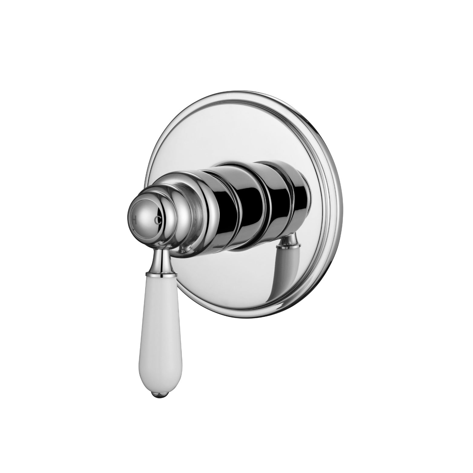MODERN NATIONAL BORDEAUX SHOWER MIXER TRIM KIT WITH UNIVERSAL BODY 115MM CHROME