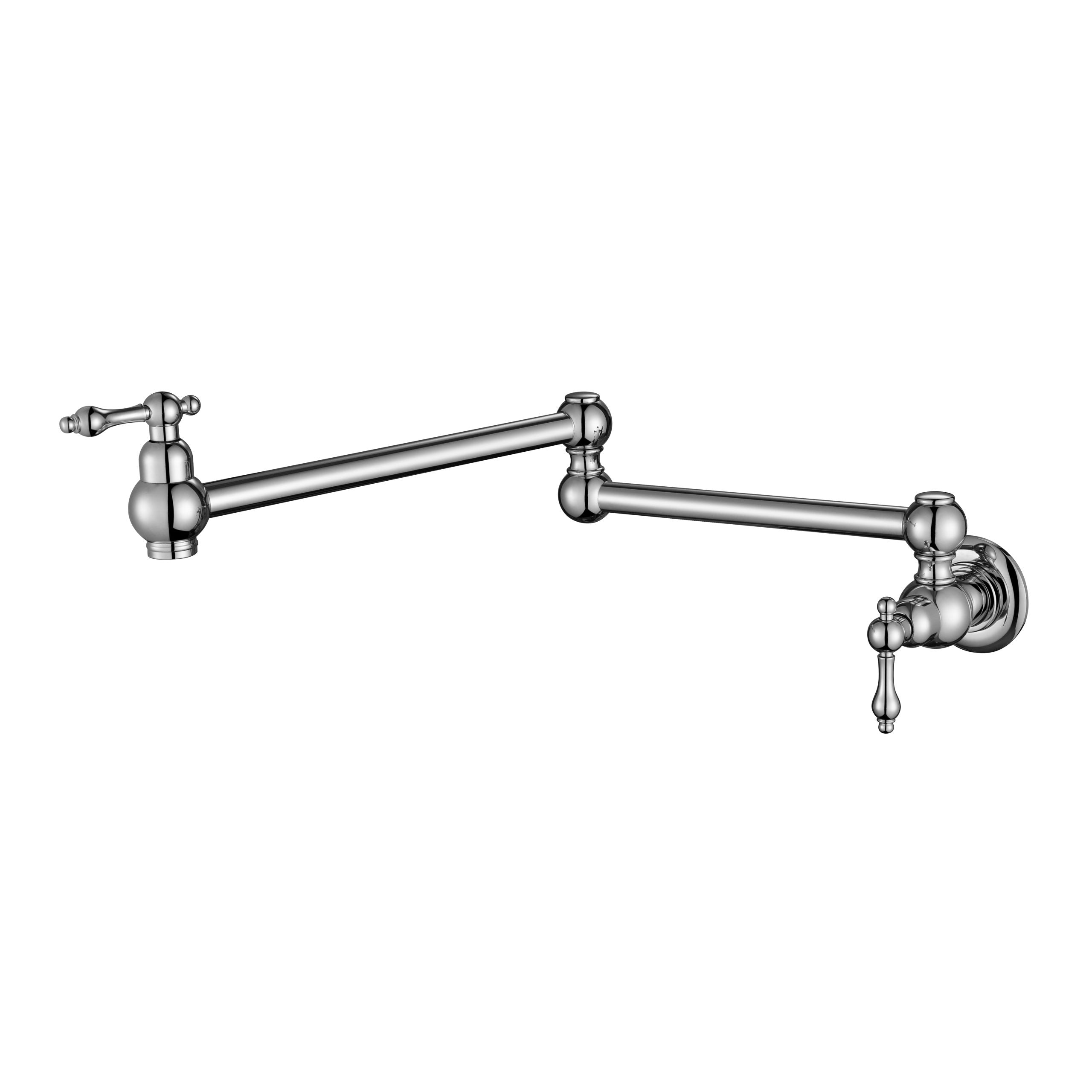 MODERN NATIONAL BORDEAUX KITCHEN POT FILLER 577MM CHROME