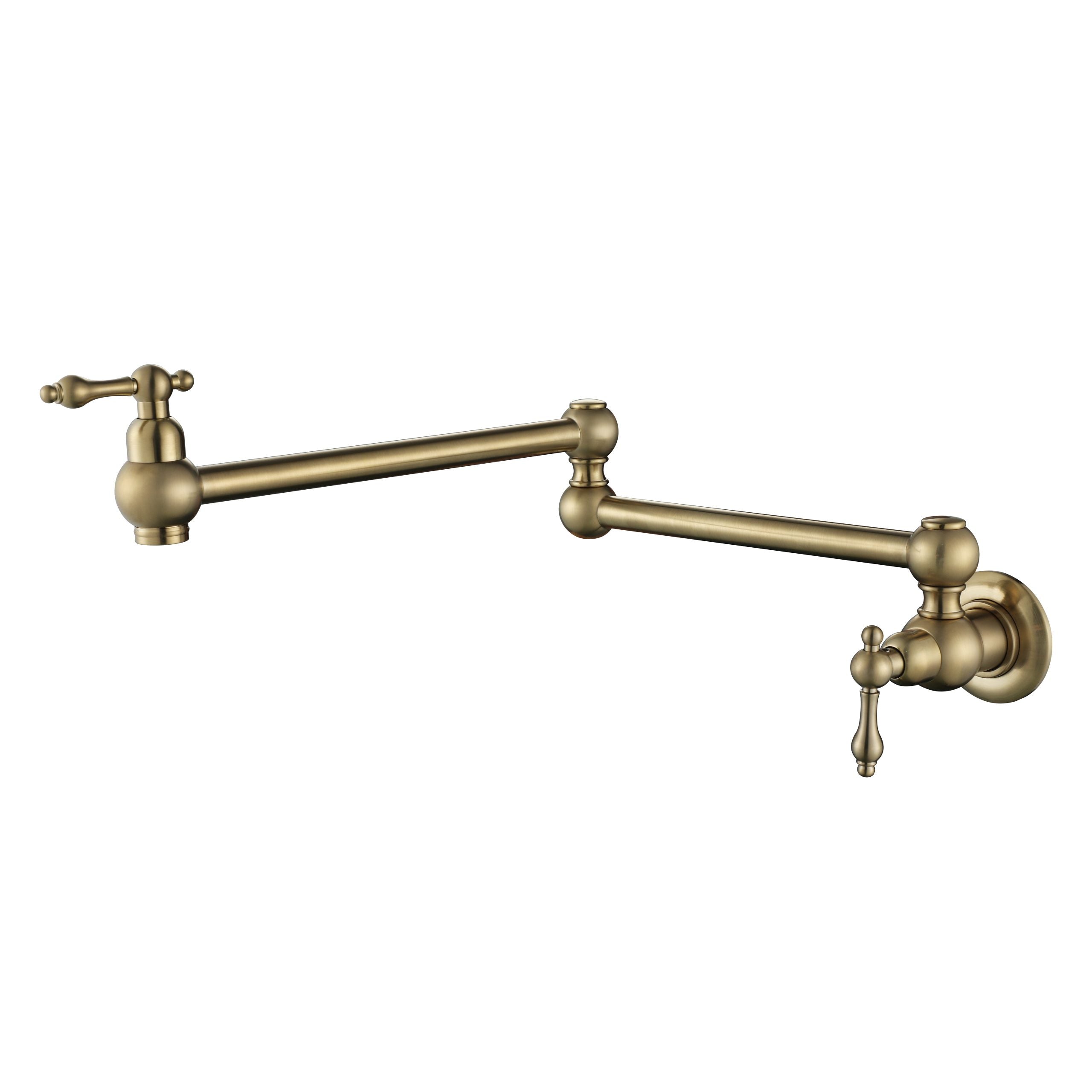 MODERN NATIONAL BORDEAUX KITCHEN POT FILLER 577MM BRUSHED BRONZE