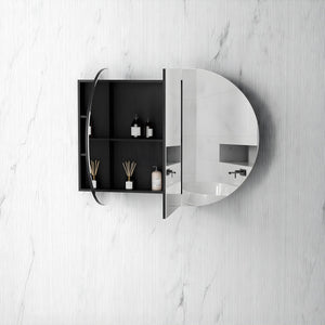 OTTI BONDI SHAVING CABINET BLACK OAK 1200X750MM