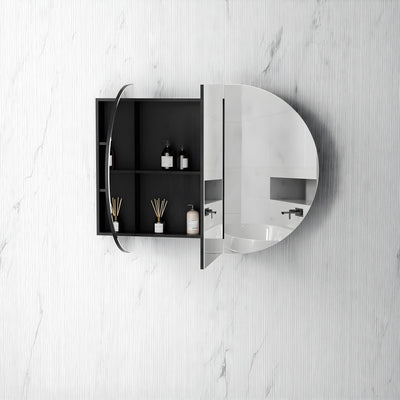 OTTI BONDI SHAVING CABINET BLACK OAK 1200X750MM