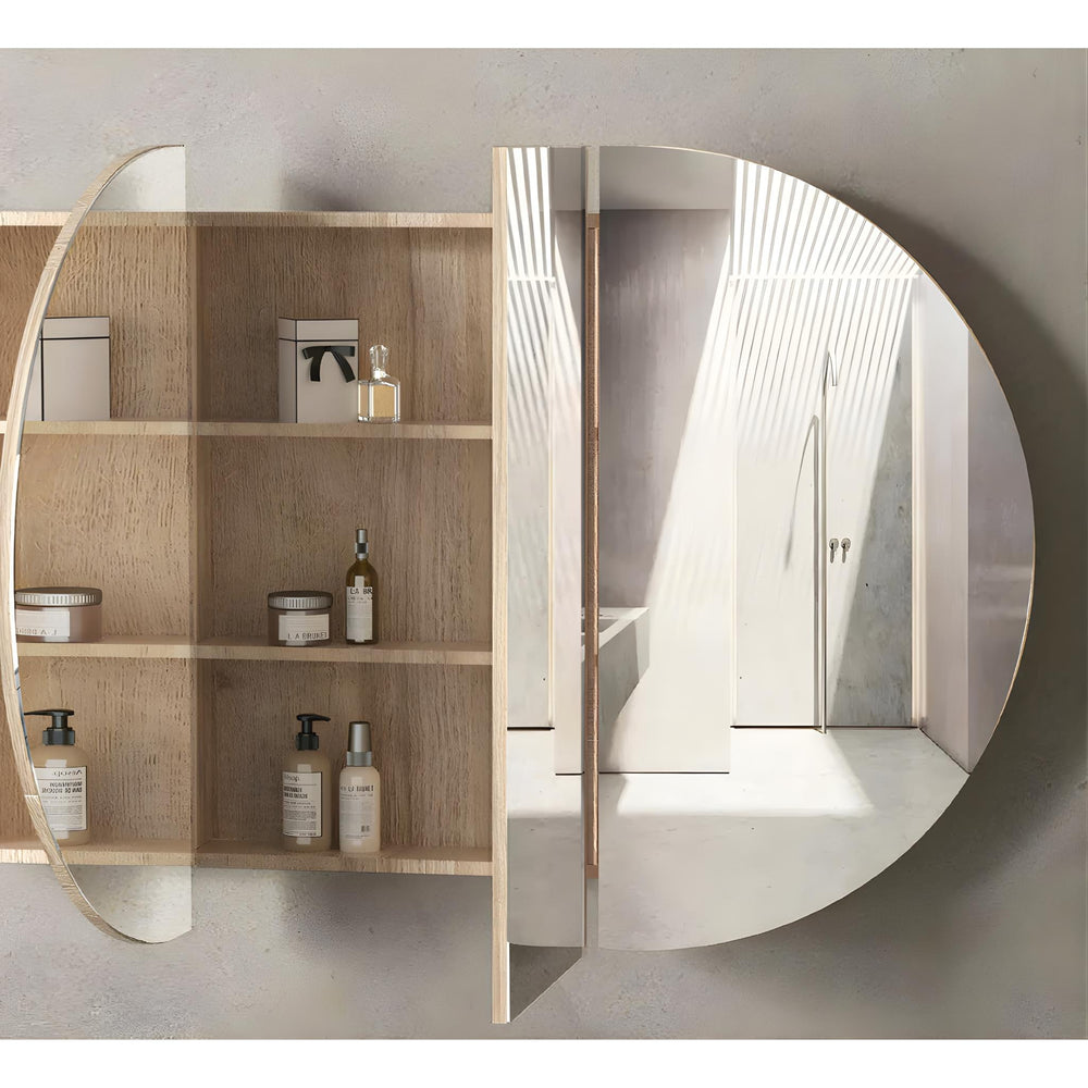 OTTI BONDI SHAVING CABINET NATURAL OAK 1200X750MM