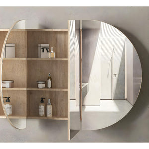 OTTI BONDI SHAVING CABINET NATURAL OAK 1200X750MM