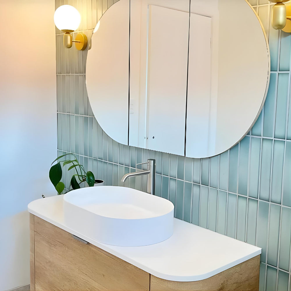 OTTI BONDI SHAVING CABINET NATURAL OAK 1200X750MM