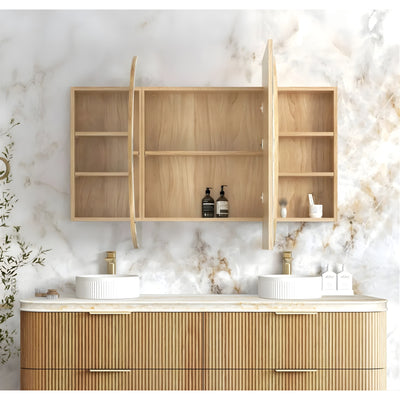 OTTI BONDI WOODLAND OAK SHAVING CABINET 1800X900MM