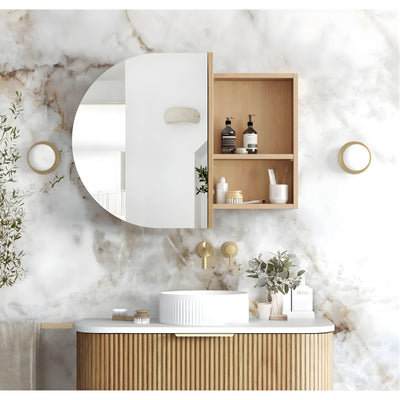 OTTI BONDI WOODLAND OAK SHAVING CABINET 900X600MM