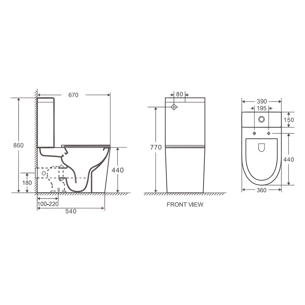 MERCIO BERLIN QUIETFLUSH RIMLESS AND TORNADO FLUSH BACK TO WALL TOILET SUITE HIGH GLOSS WHITE