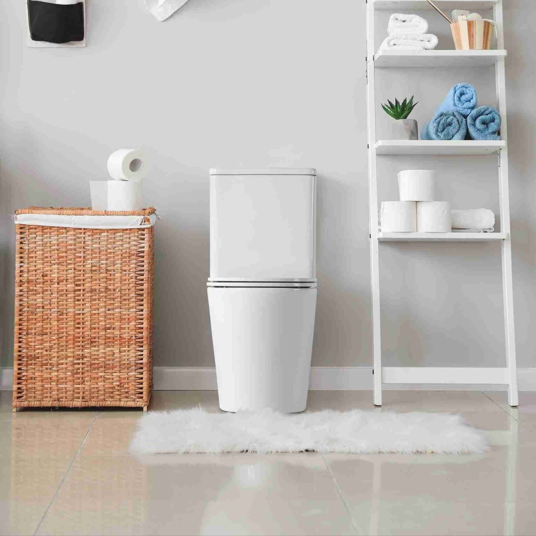 MERCIO BERLIN QUIETFLUSH RIMLESS AND TORNADO FLUSH BACK TO WALL TOILET SUITE HIGH GLOSS WHITE