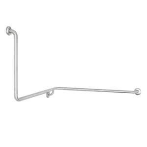 JOHNSON SUISSE CORNER 90 DEGREE GRAB RAIL 1030MM STAINLESS STEEL (AVAILABLE IN LEFT AND RIGHT HAND RAIL)